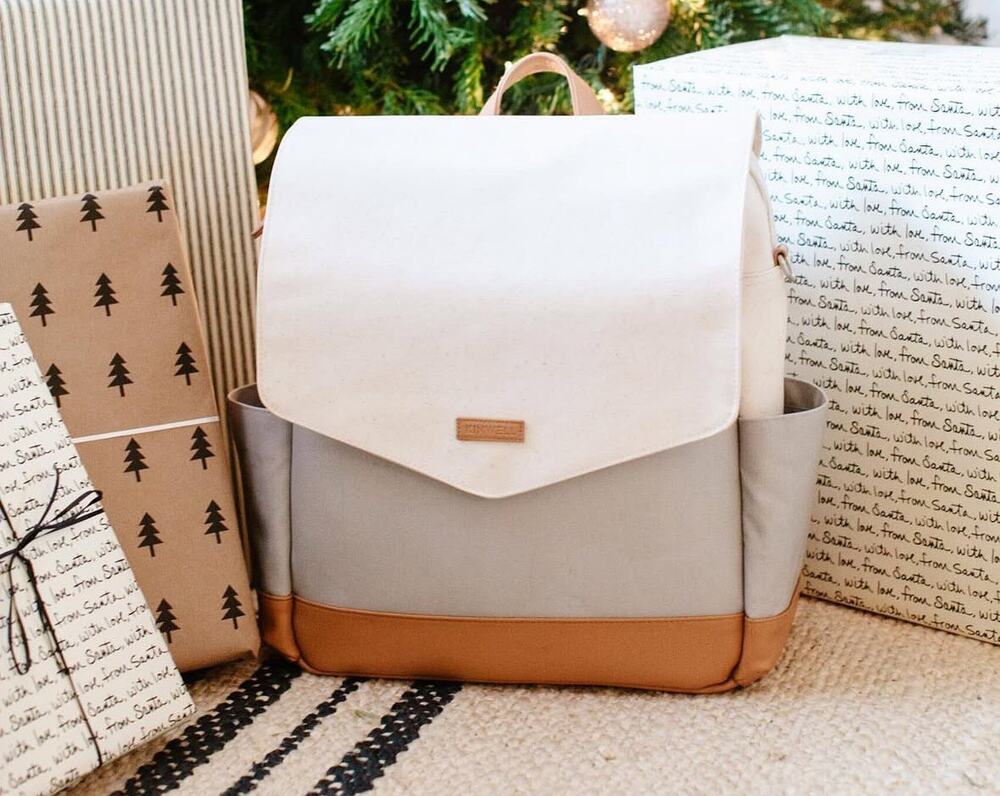 Kinwell Neutral Diaper Bag Backpack